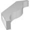 Ekena Millwork 4-in. W x 22-in. D x 28-in. H Funston Architectural Grade PVC Knee Brace BRCP04X22X28FST - alternate 3